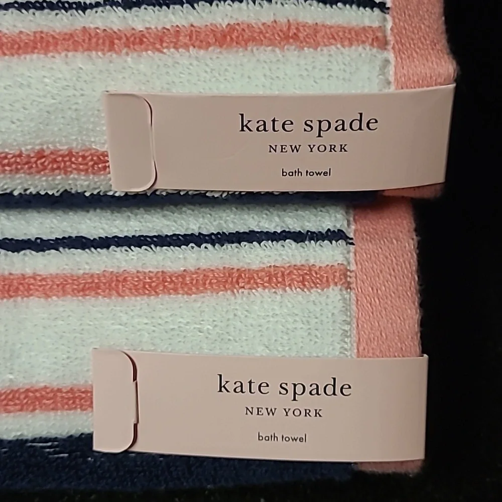 Kate Spade Stripes Bath Towel Set